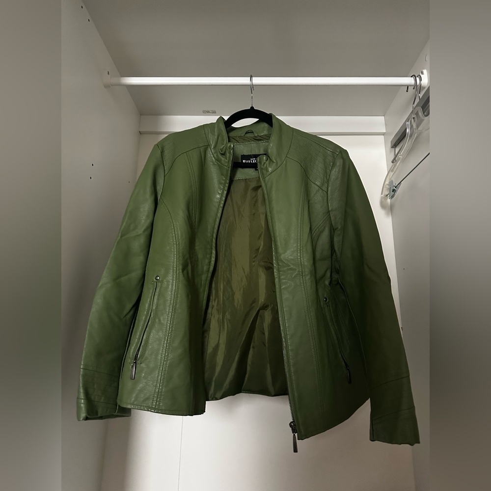 Green Leather Jacket